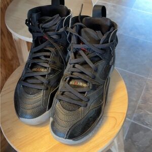 Jordan Black and Red Men's Sneakers